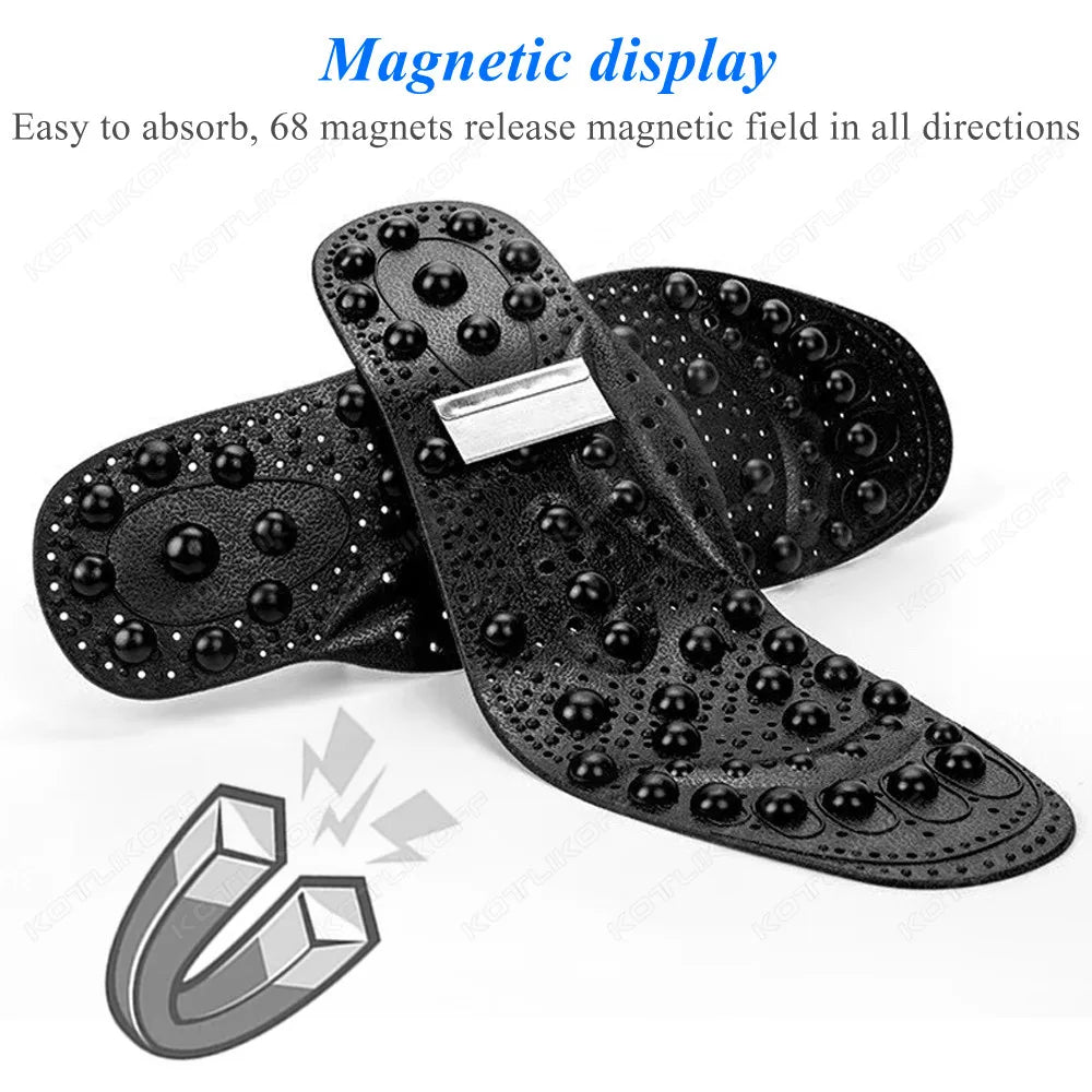 VITALPRESS Magnetic Acupressure Insoles with Therapeutic Stimulation and Body Detox