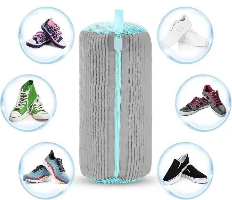 Sac à linge protecteur pour chaussures SHOECLEANSE lavable et réutilisable