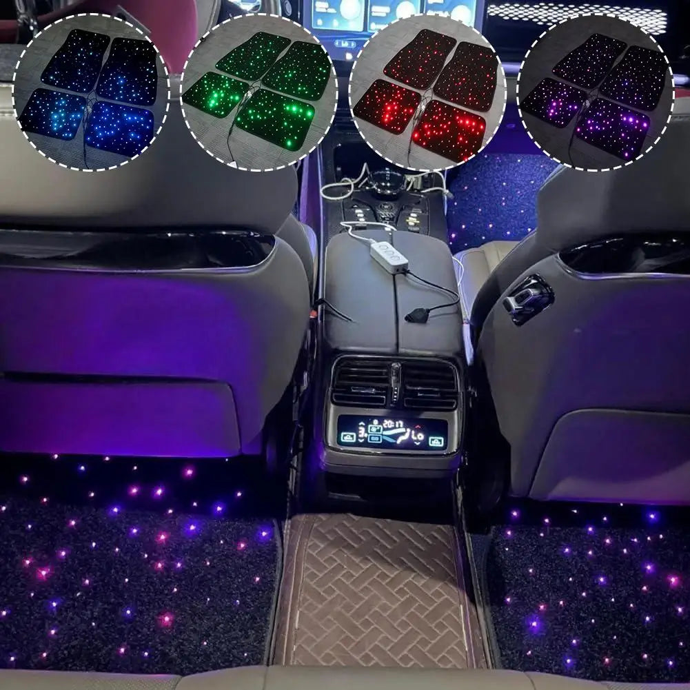 Tapis de voiture intelligents à LED ASTROLUX avec contrôle personnalisable
