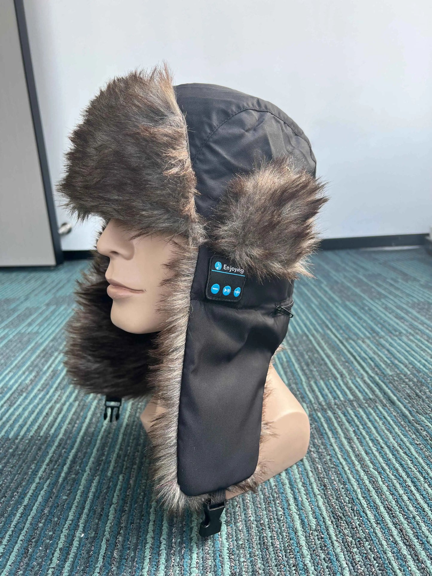 Bonnet Bluetooth d'hiver / 2 façons de le porter, microphone et cache-oreilles