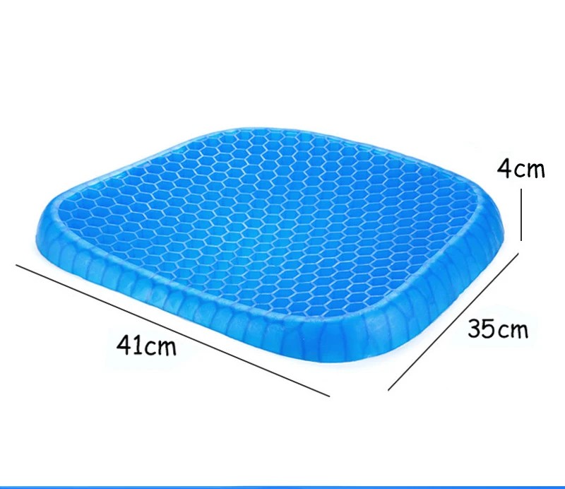 AEROGEL CUSH – Coussin de siège orthopédique en gel avec design en nid d'abeille respirant