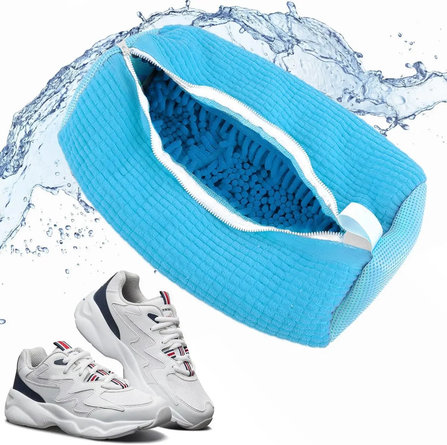 Sac à linge protecteur pour chaussures SHOECLEANSE lavable et réutilisable