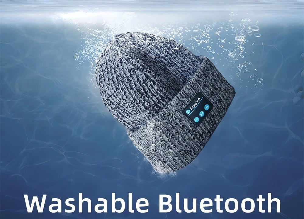 Bonnet d'hiver unisexe Bluetooth / Bonnet tricoté chaud avec écouteurs sans fil