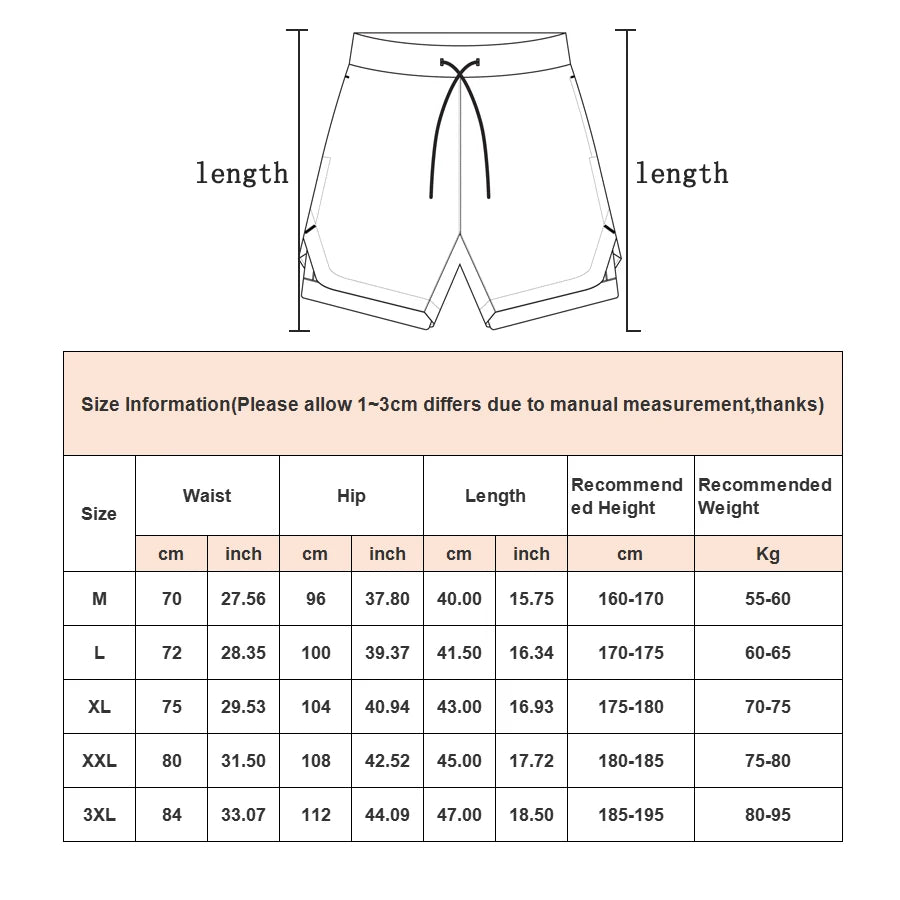 Short de sport camouflage haute performance 2 en 1 VIBEFORCE pour homme