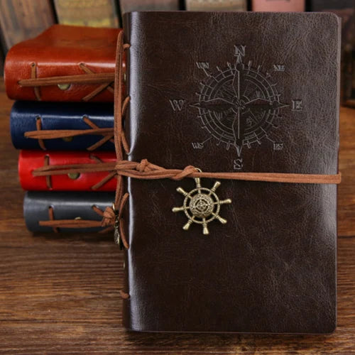 Carnet de notes à spirale rétro