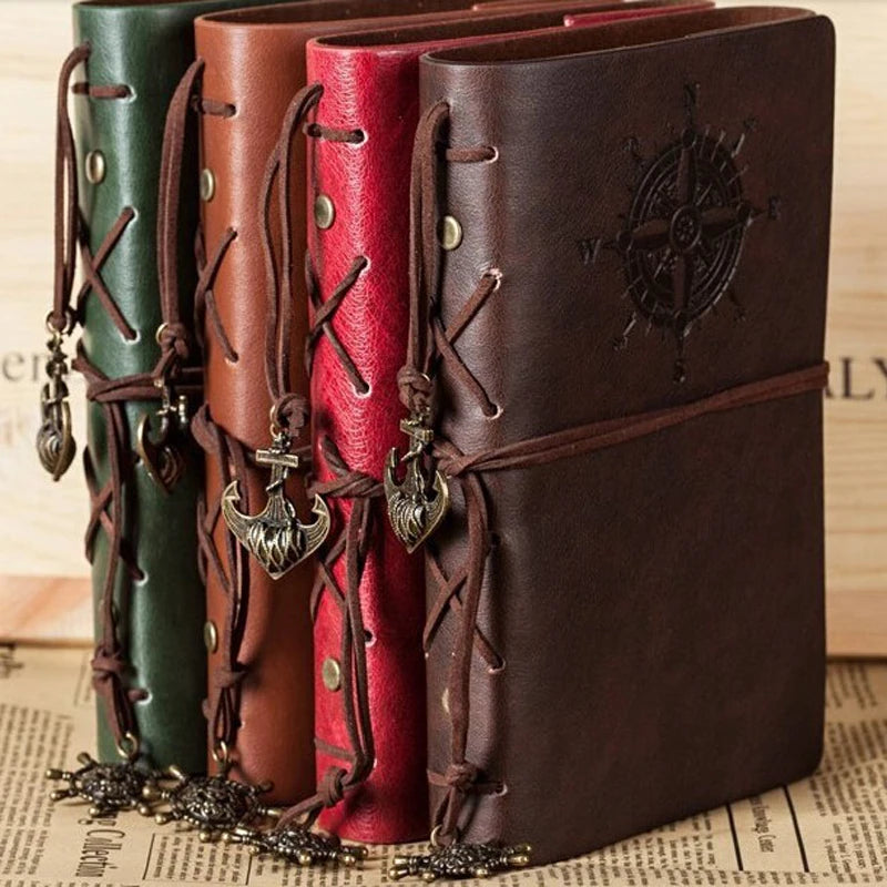 Carnet de notes à spirale rétro
