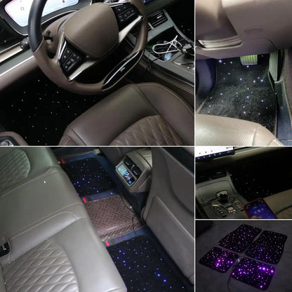Tapis de voiture intelligents à LED ASTROLUX avec contrôle personnalisable 