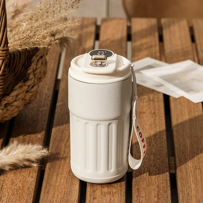 Bouteille isotherme SmartLED | Mug isotherme en acier inoxydable