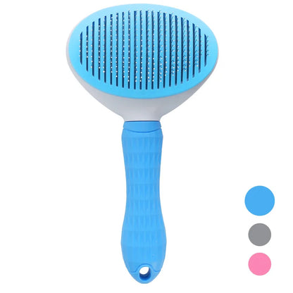 Brosse autonettoyante pour poils d'animaux et poils de chats et de chiens