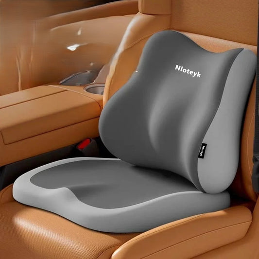 Coussin de soutien lombaire pour voiture / Mousse à mémoire de forme réglable et lavable