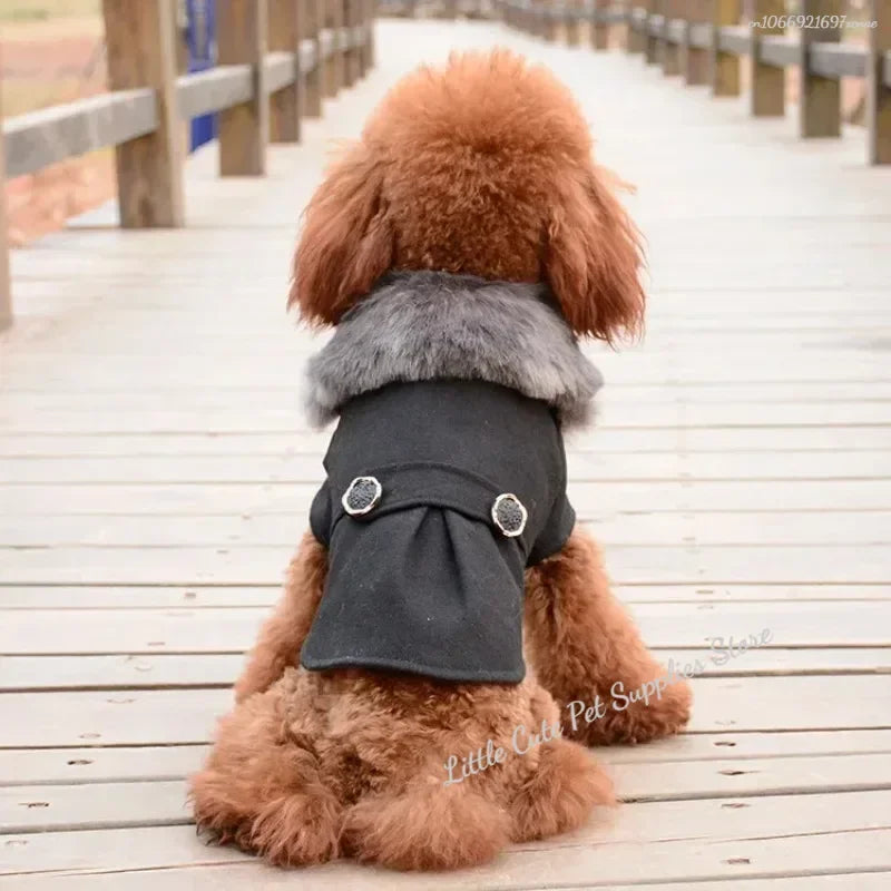 Manteau d'hiver pour chien – Veste chaude en coton pour l'automne et l'hiver 