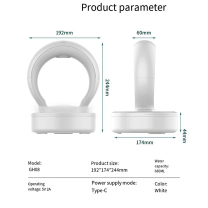 Humidificateur ultrasonique anti-gravité NEBULLA