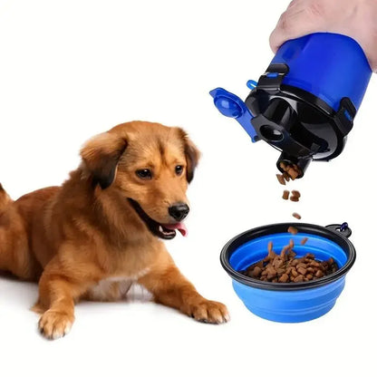 Kit d'alimentation portable de voyage 2 en 1 PAWTREK pour animaux de compagnie 
