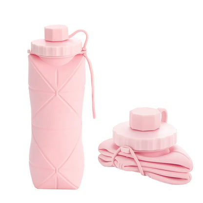 Bouteille d'eau de sport pliable en silicone HYDRAVEIL pour les voyages et les activités de plein air