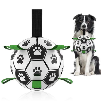 Ballon de football interactif pour chiens – Jouet d'entraînement gonflable pour chiens