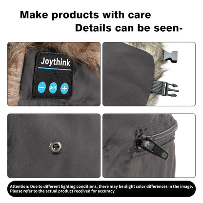 Bonnet Bluetooth d'hiver / 2 façons de le porter, microphone et cache-oreilles