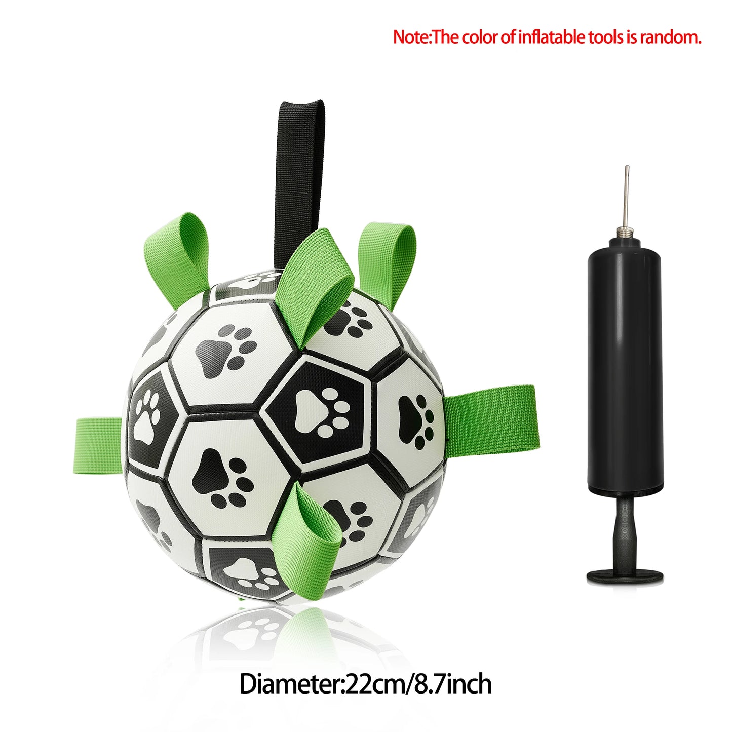 Ballon de football interactif pour chiens – Jouet d'entraînement gonflable pour chiens