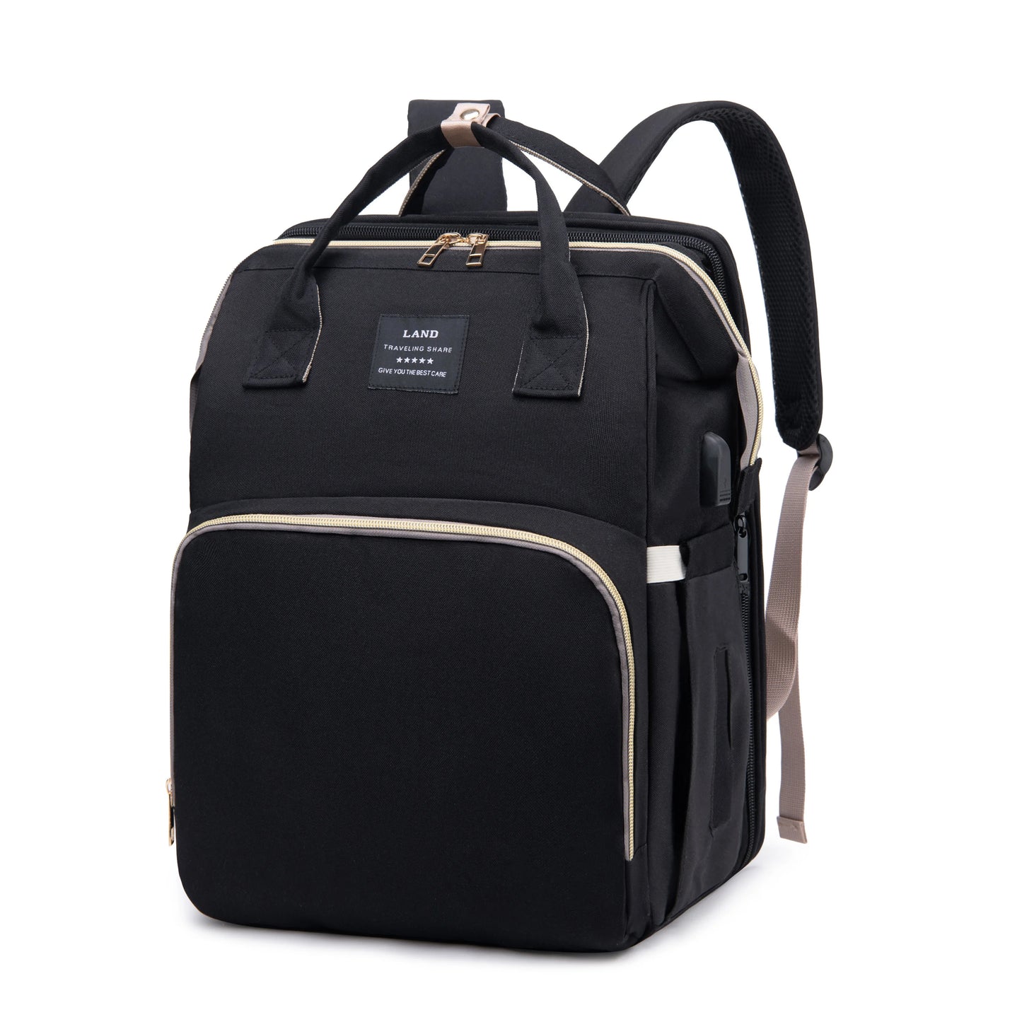 Sac à dos de maternité / Berceau pliable grande capacité avec port USB