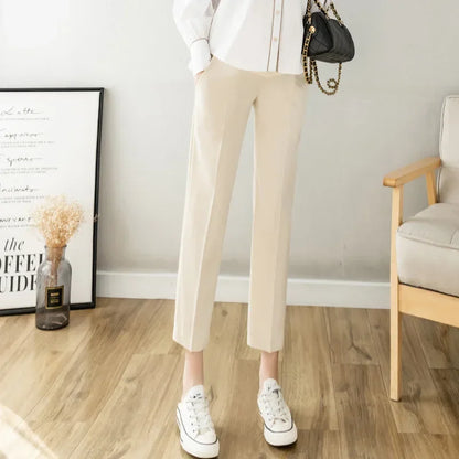 Pantalon de maternité formel à taille élastique