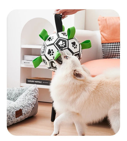 Ballon de football interactif pour chiens – Jouet d'entraînement gonflable pour chiens