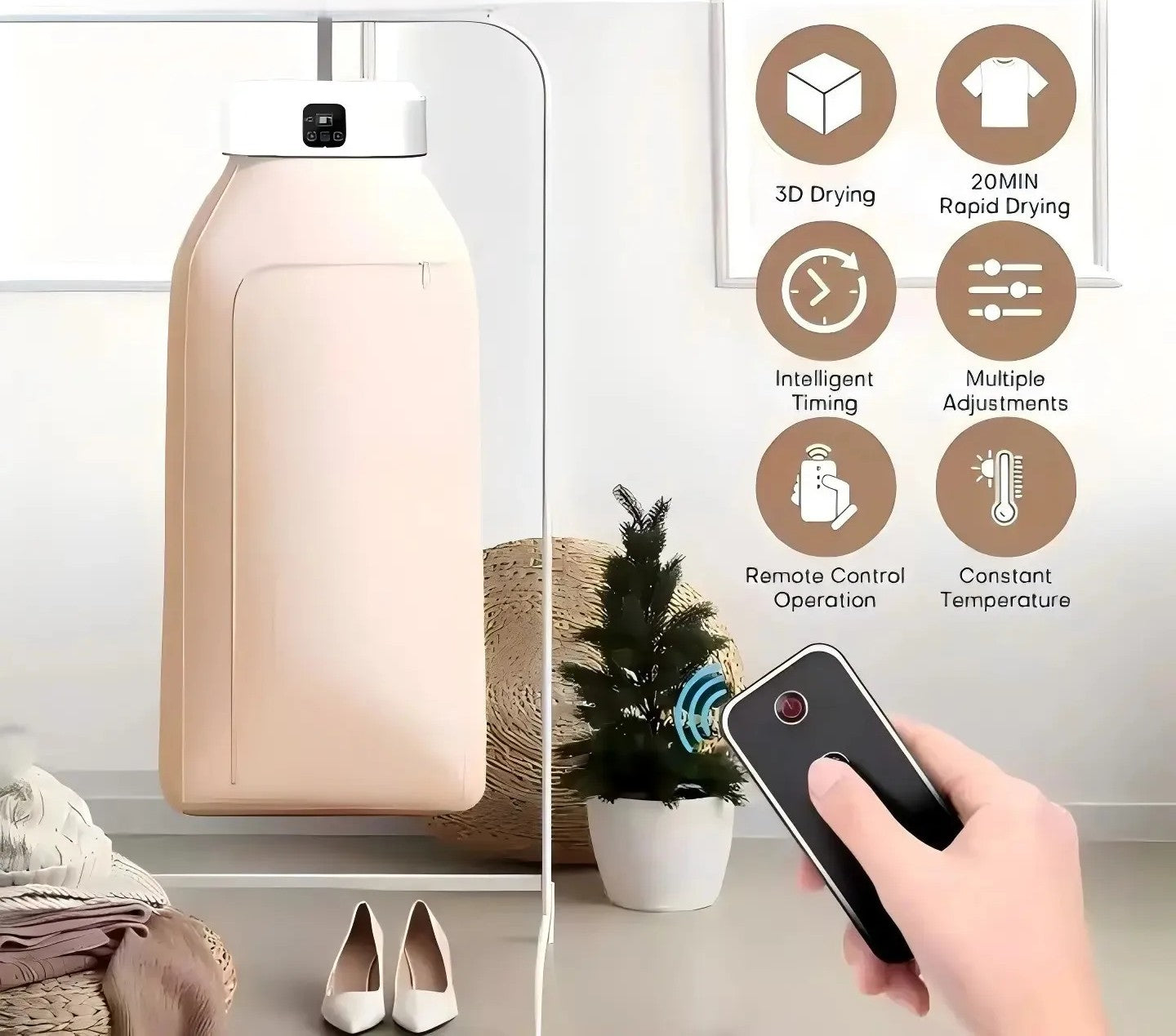 AEROGUARD – Séchage rapide et stérilisation UV où que vous soyez