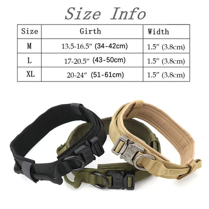 VORAX | Collier tactique pour chien avec poignée de contrôle