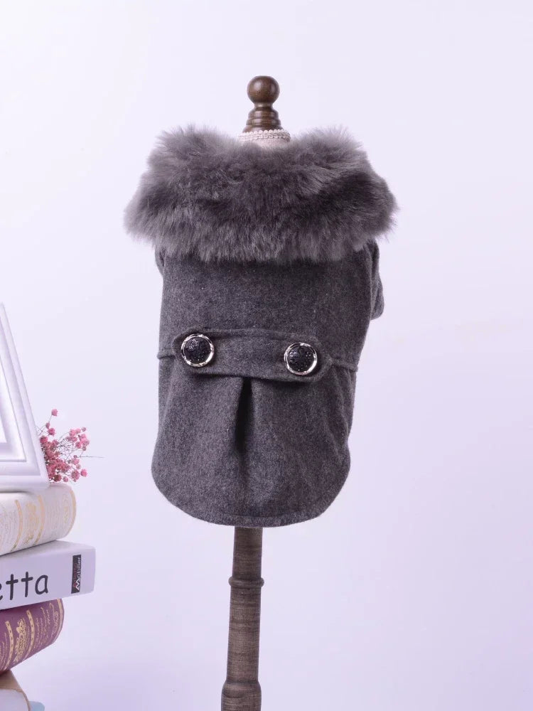 Manteau d'hiver pour chien – Veste chaude en coton pour l'automne et l'hiver 
