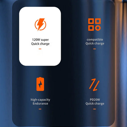 Batterie externe Xiaomi Power Core 200 000 mAh 120 W avec affichage numérique