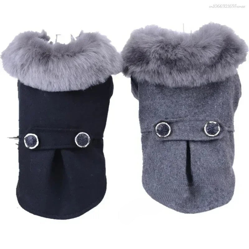 Manteau d'hiver pour chien – Veste chaude en coton pour l'automne et l'hiver 