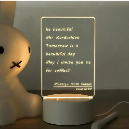 Panneau d'affichage LED LUMIGRAPH avec veilleuse 