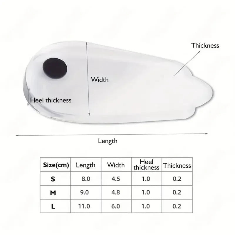 Semelles orthopédiques en gel magnétique ORTHOFIX pour la correction des jambes O/X et le soulagement des chocs