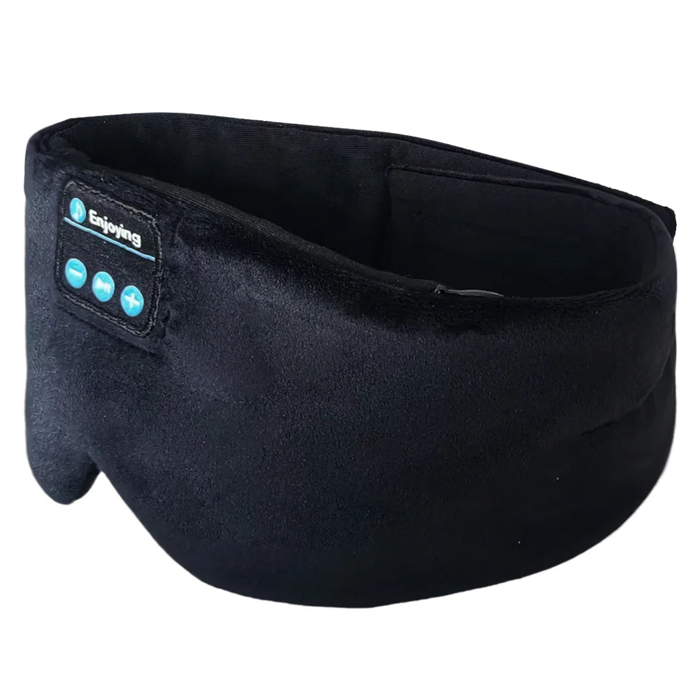 Masque de sommeil Bluetooth / Réglable et confortable pour les voyages et l'insomnie