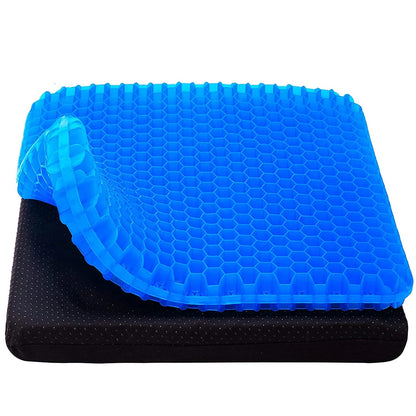 AEROGEL CUSH – Coussin de siège orthopédique en gel avec design en nid d'abeille respirant