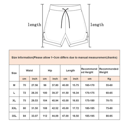 Short de sport camouflage haute performance 2 en 1 VIBEFORCE pour homme 