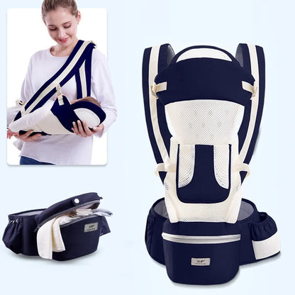 Porte-bébé ergonomique 3 en 1 NUBI avec siège de hanche 