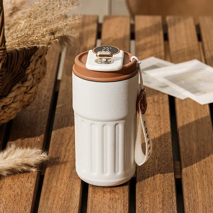 Bouteille isotherme SmartLED | Mug isotherme en acier inoxydable