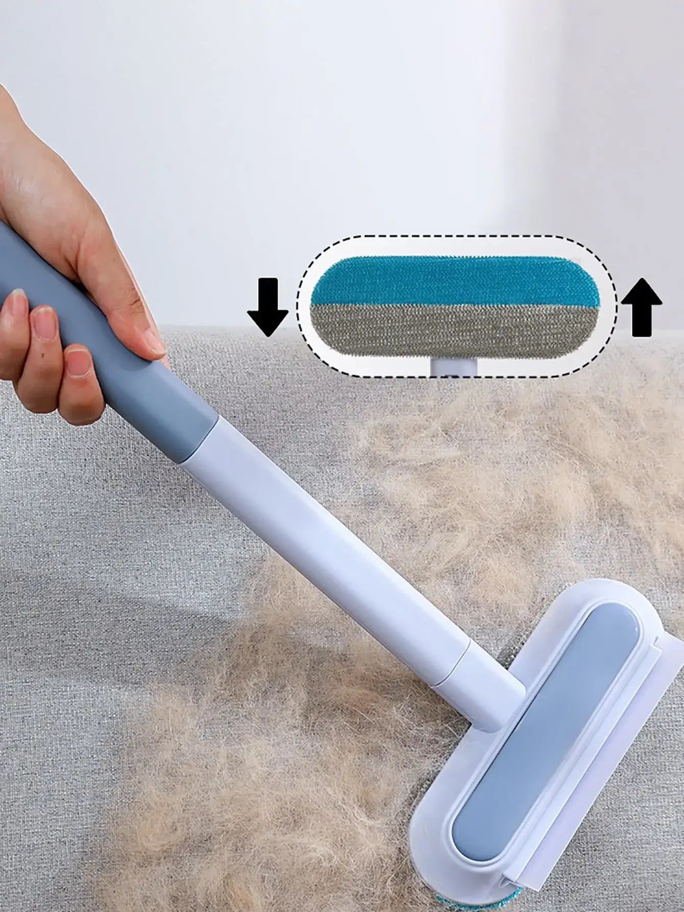 Brosse anti-peluches 4 en 1 pour chien et chat, réutilisable et lavable, nouveauté 2025