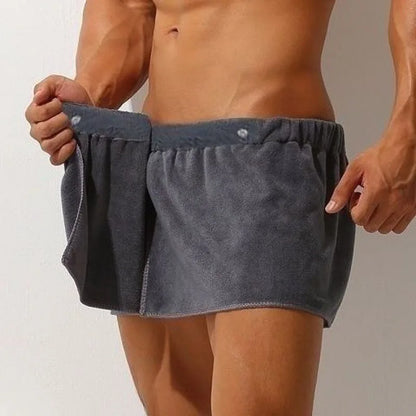 Serviette de bain pour homme / Jupe de bain absorbante anti-lumière