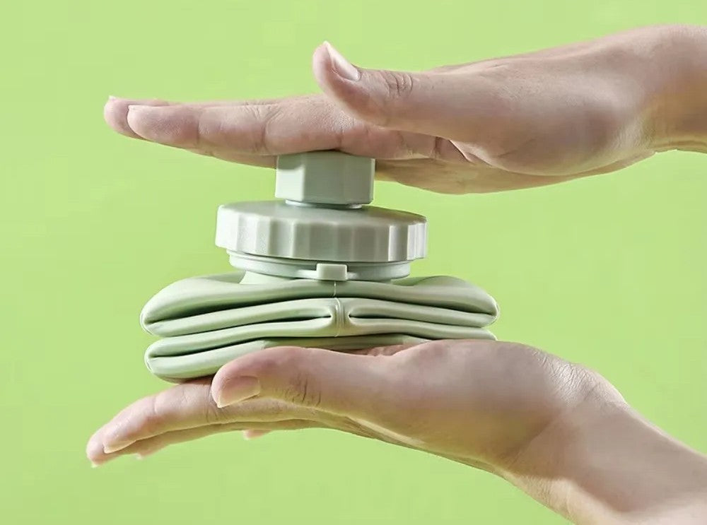 Bouteille d'eau de sport pliable en silicone HYDRAVEIL pour les voyages et les activités de plein air