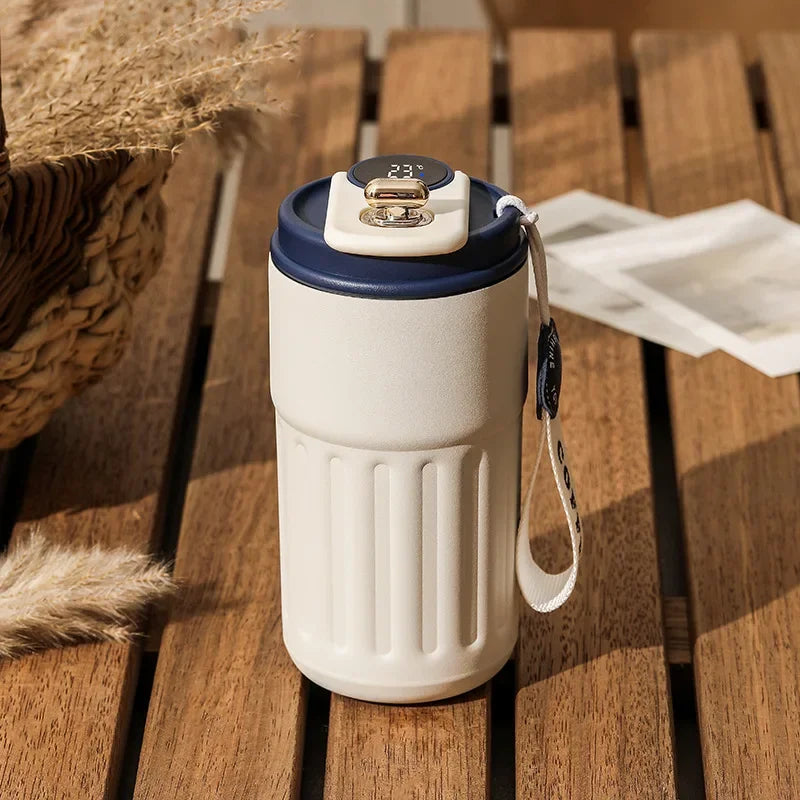 Bouteille isotherme SmartLED | Mug isotherme en acier inoxydable