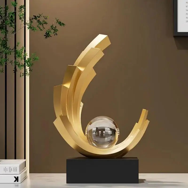 Sculpture Figurine d'art décoratif moderne pour salon ou bureau