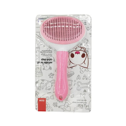 Brosse autonettoyante pour poils d'animaux et poils de chats et de chiens
