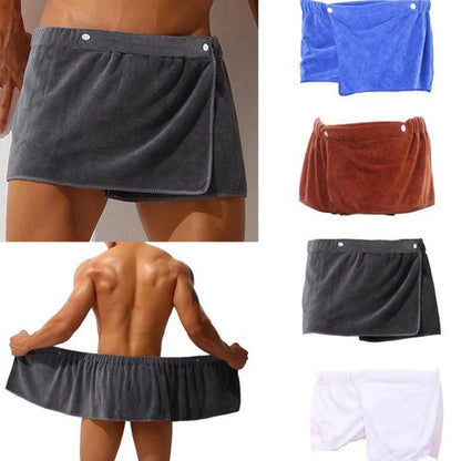 Serviette de bain pour homme / Jupe de bain absorbante anti-lumière