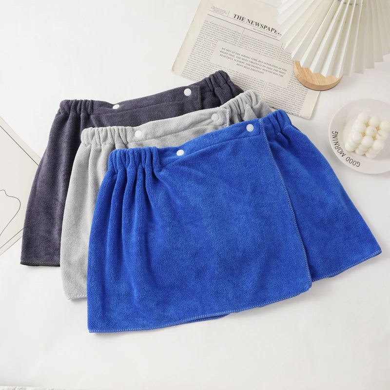 Serviette de bain pour homme / Jupe de bain absorbante anti-lumière